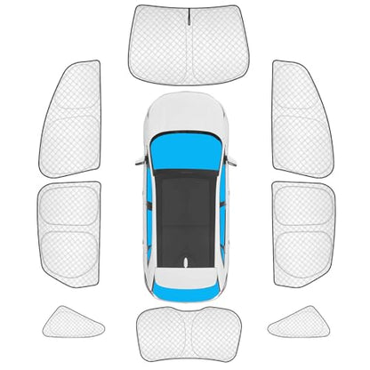 8pcs Thicken Full Window Sun Shade for Ford Edge Accessories 2015