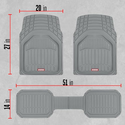 FlexTough Defender Floor Mats for Cars & TrunkShield Trunk Mat Set