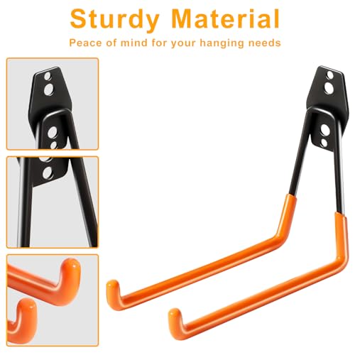 Heavy Duty Garage Hooks for Hanging (2 Count)