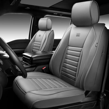 Nappa Leather Car Seat Covers Front Seats