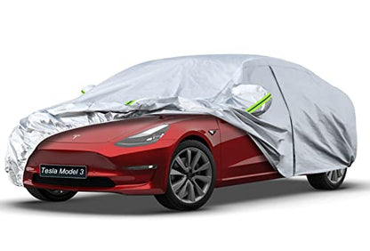 Waterproof Car Cover Custom Fit Tesla Model 3 2017