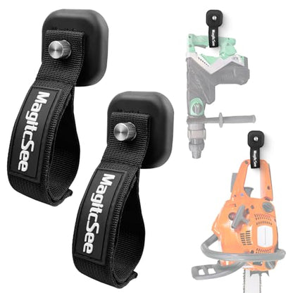 2 Pack Heavy Duty Magnetic Hook Straps for Extension Cords (2 Count)