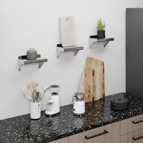 12 in. x 16 in. Stainless Steel Wall Mount Shelf
