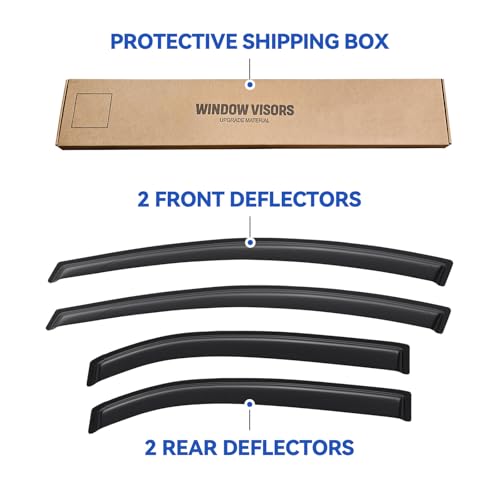 Window Visors Rain Guards for 2012