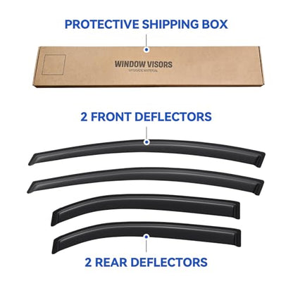 Window Visors Rain Guards for 2012