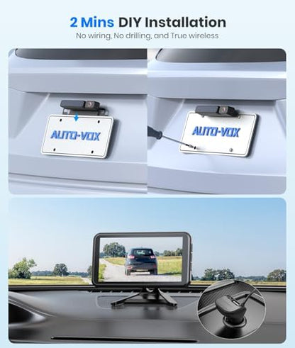 Solar Wireless Backup Camera