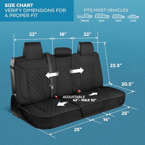 Curated Onyx Leather Seat Covers for Cars & SUVs