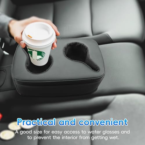 Automotive Cup Holders Tray Car Drink Holder SUV Back Seat Organizer Accessories Couch Cup Holder Tray Pillow Small