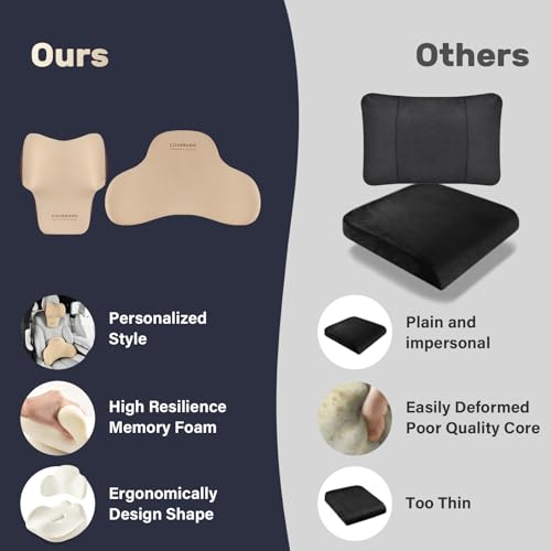 Lumbar Support and Car Neck Pillow