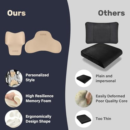 Lumbar Support and Car Neck Pillow