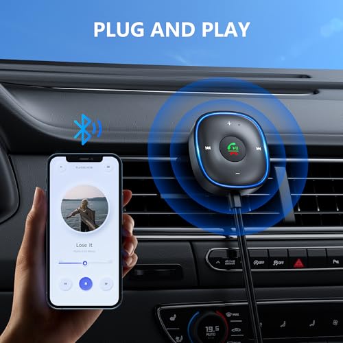 Bluetooth 5.3 Aux Car Adapter