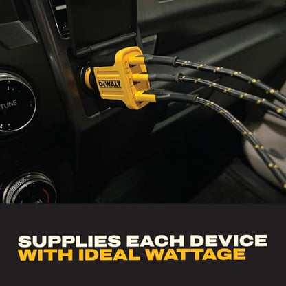 65W PD 3 Port Car Charger