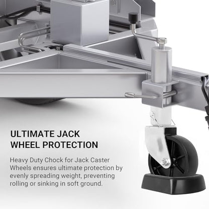 Jack Wheel Chock Stabilizer