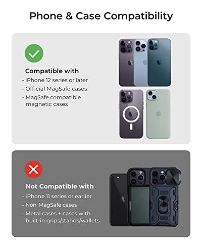 Velox Pro MagSafe Compatible Dash & Windshield Car Mount with Wireless Charging & CryoFlow™ Cooling Compatible with MagSafe Phones Including iPhone 12