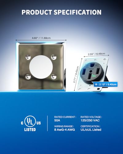 50 Amp EV Charging Receptacle