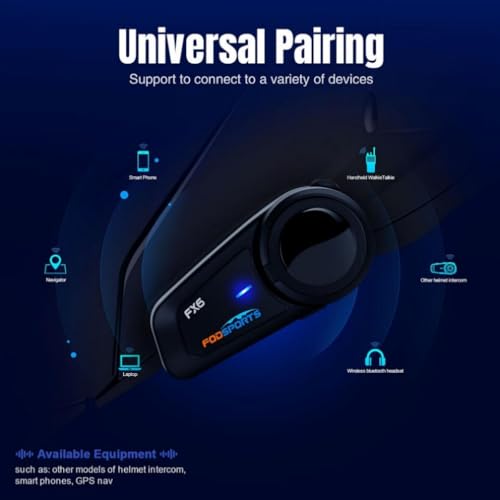 FX6 Motorcycle Bluetooth Headset