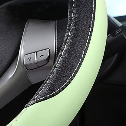 Leather Car Steering Wheel Cover