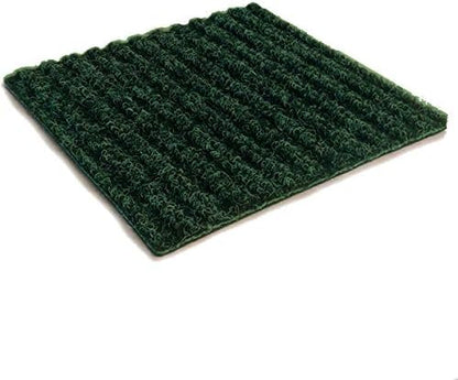 KOECKRITZ Heavy Duty Durable All Weather Indoor/Outdoor Non Slip Entrance Mat Rugs and Runners for Office Business Building Home Garage Front Door - 2' x 10' Green