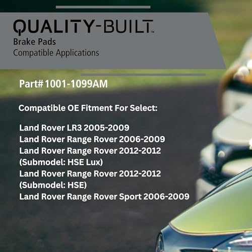 Rear Semi Metallic Brake Pads