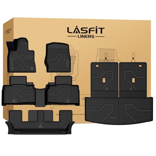 Floor Mats for Ford Explorer 6 Seats with Second Row Center Console (5 Count)