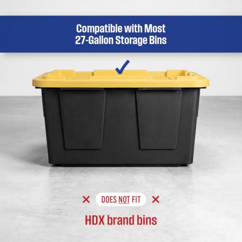 5 Tier Steel Tote Rack for 27 Gallon Bins (2 Count)