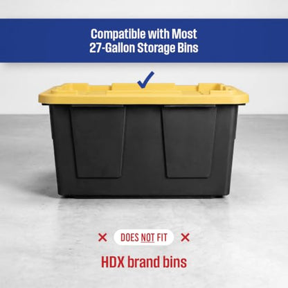 5 Tier Steel Tote Rack for 27 Gallon Bins (2 Count)