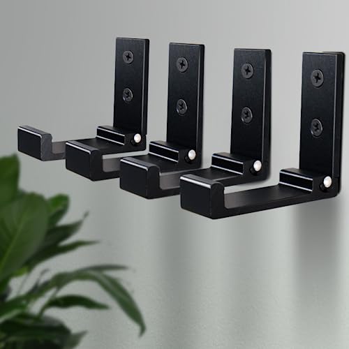 Folding Wall Hook 2PCS Folding Coat Hooks for Hanging Heavy Duty Coat & Bag & Backpack & Hat & Headphone Foldable Coat Hooks Wall Mounted Saves Space (2 Count)
