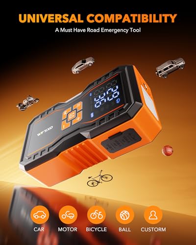 7000A Jump Starter with Air Compressor 160 PSI for All Gas