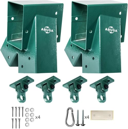 Heavy Duty Swing Sets Brackets Including 2 Green A (6 Count)