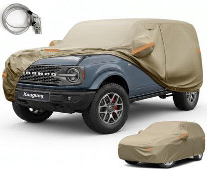 Custom Fit Car Cover for Ford Bronco 4 Door 4Dr