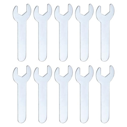 10pcs Small Wrench Open End Wrench 12x70x1.5mm Metric U (10 Count)