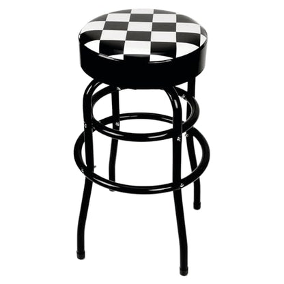 W85023 28.5 in. Checkerboard Swivel Bar Stool