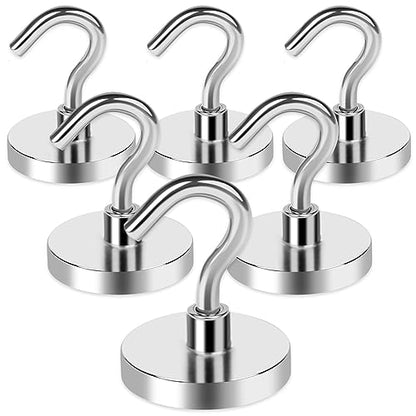 Magnetic Hooks for Cruise Cabins (6 Count)