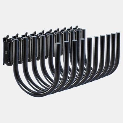 10-Pack 4-Inch J Hooks for E-Track and X-Track Rails (10 Count)