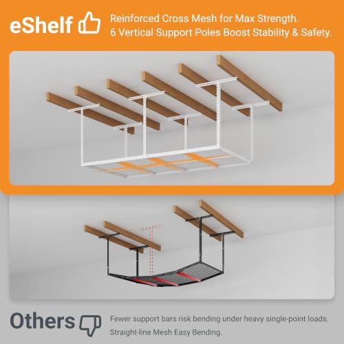 4x8ft Overhead Ceiling Garage Storage Rack