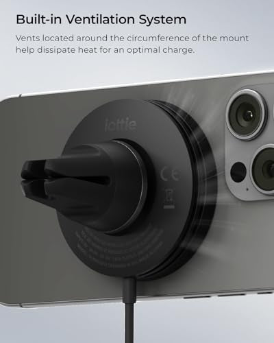 Velox Qi2 Mini Wireless Charging Car Mount