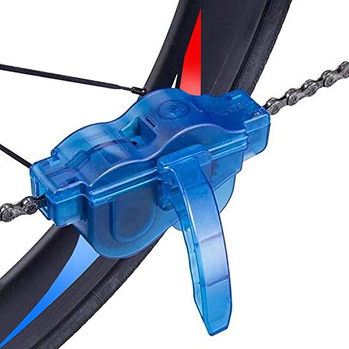 Bike Chain Cleaning Tool Chain Scrubber with Rotating Brushes for Deep Cleaning