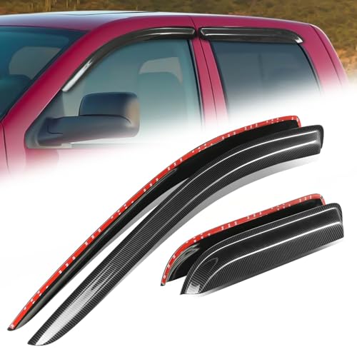 4PCS Tape On Window Visors for 2002 (4 Count)