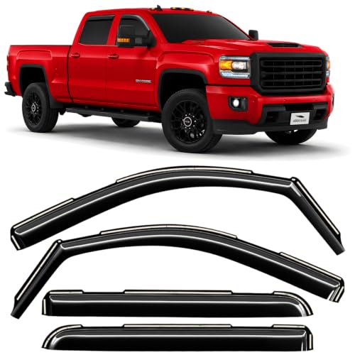 in Channel Extra Durable Rain Guards for Trucks GMC Sierra 2500HD