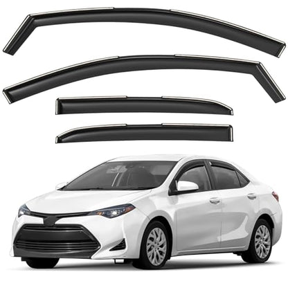 Window Deflectors Smoke Tinted In (4 Count)