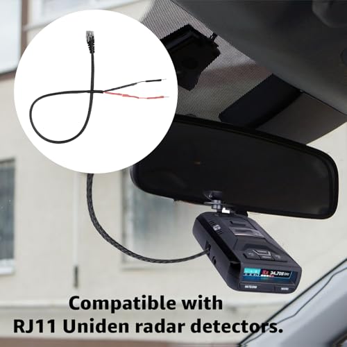 RJ11 Mirror Tap for Uniden Radar Detector Hardwire Kit 3005201U 2PCS (2 Count)