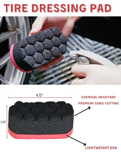 Professional 4 Pack Long Handle Wheel Brush Kit for Cleaning Wheel and Tire