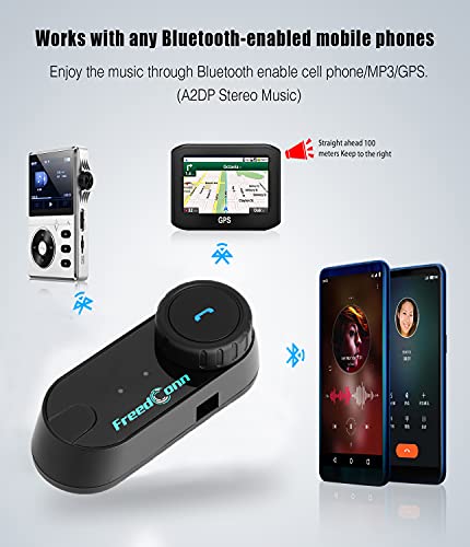 Motorcycle Bluetooth Headset (2 Count)