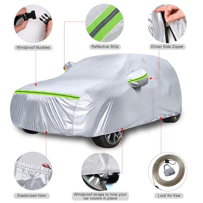 6 Layers Waterproof Car Covers Replace for 2018
