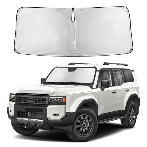 Windshield Sun Shade Fit for 2024 2025 2026 Toyota Land Cruiser