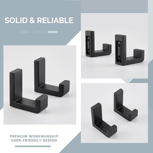 Towel Hooks for Bathrooms (2 Count)