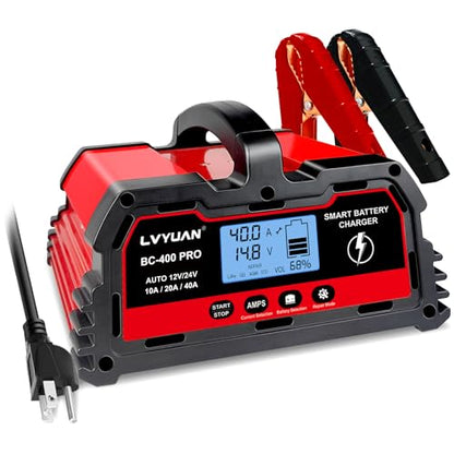 40Amp Smart Car Battery Charger