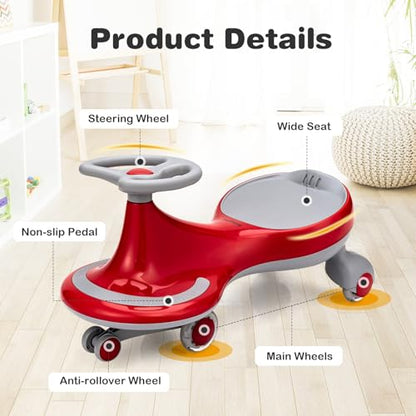 Wiggle Car 2 in 1 Swing Car for Kids