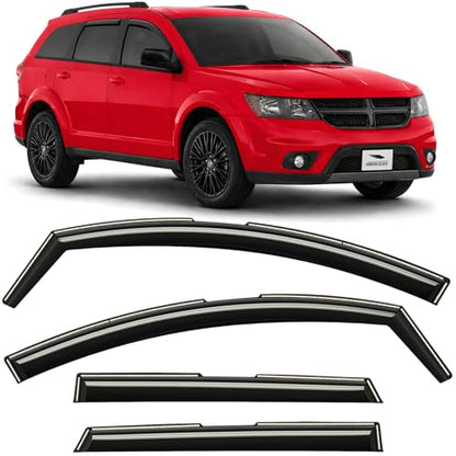 in Channel Extra Durable Rain Guards for Dodge Journey 2009