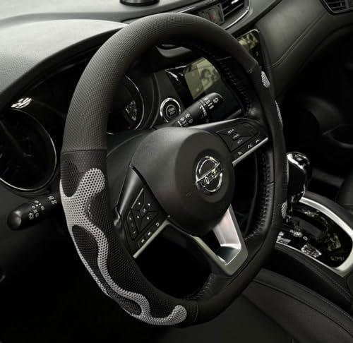 D Shaped Comfy Grip Steering Wheel Cover 14.5